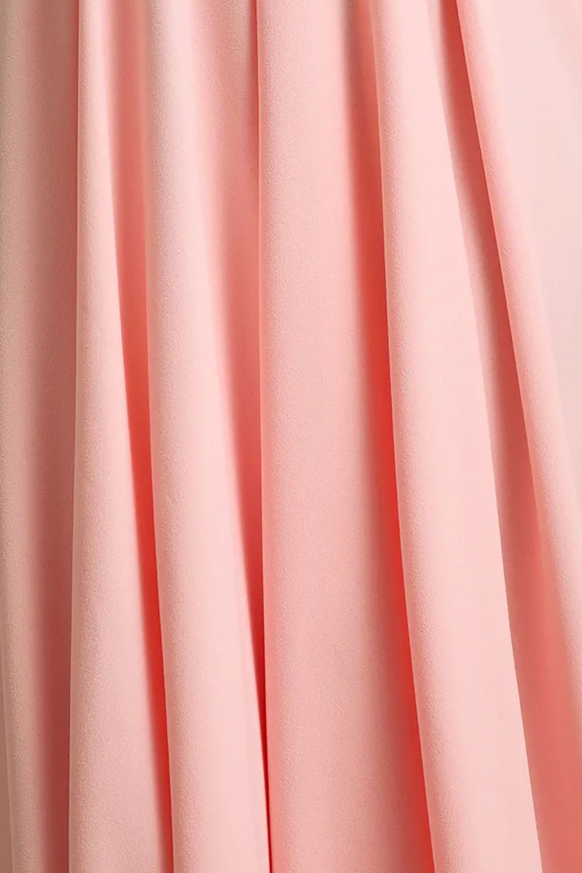 Parina | Pink Scuba Square Neck A-Line Midi Dress